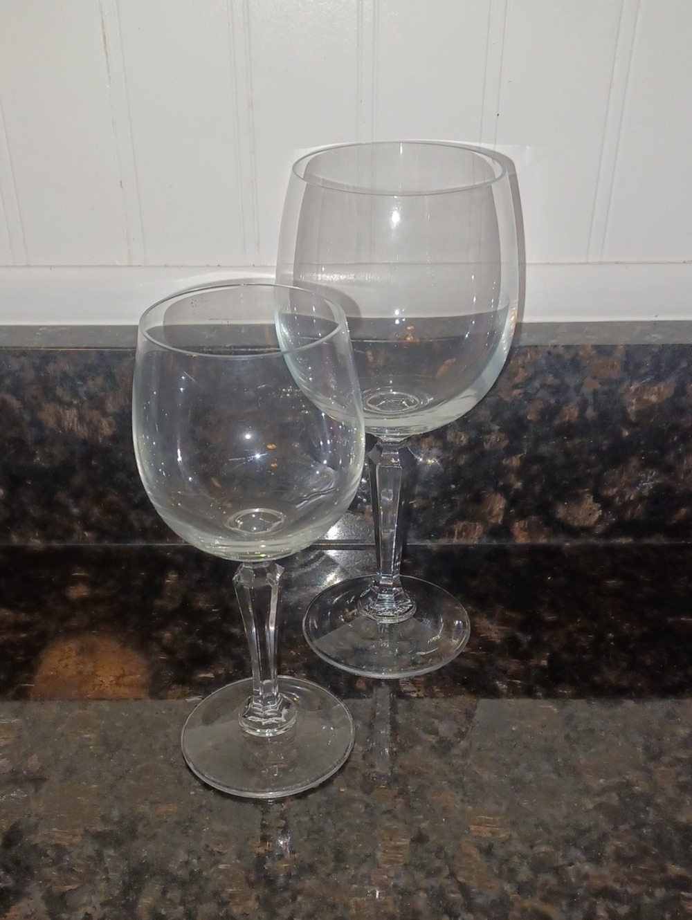 Vintage Lenox Crystal Decor Plain Goblet Set of 2 (8 Pairs Avail!)